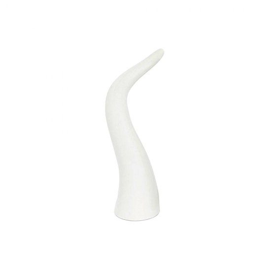 Corn Ceramic Decorativ Alb