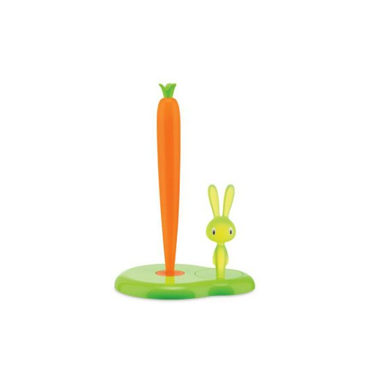 Suport Rolă Hârtie BUNNY & CARROT Oranj - Verde