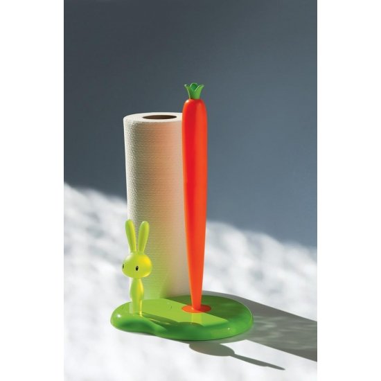 Suport Rolă Hârtie BUNNY & CARROT Oranj - Verde