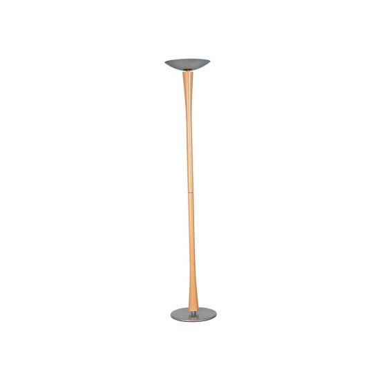 Lumină Podea EDEN LED Gri - Lemn De Păr