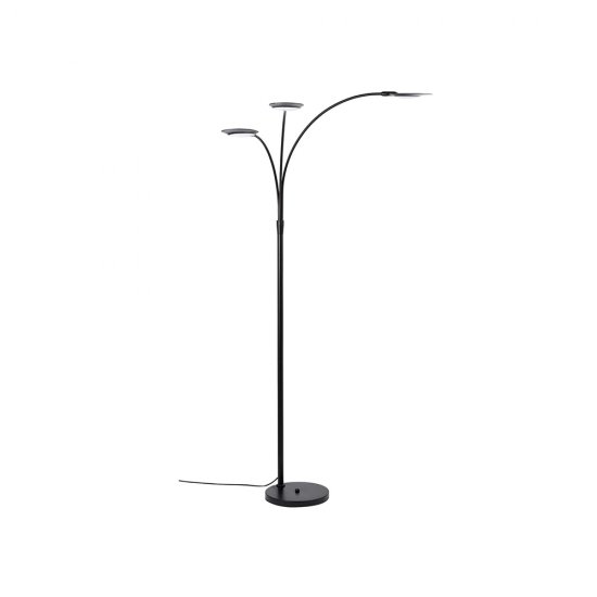 Lumină Podea HELIX 3 Negru