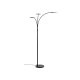Lumină Podea HELIX 3 Negru