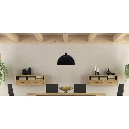 Lampă Suspendată DOME Negru