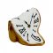 Ceas Birou MELTING TIME Auriu - Alb