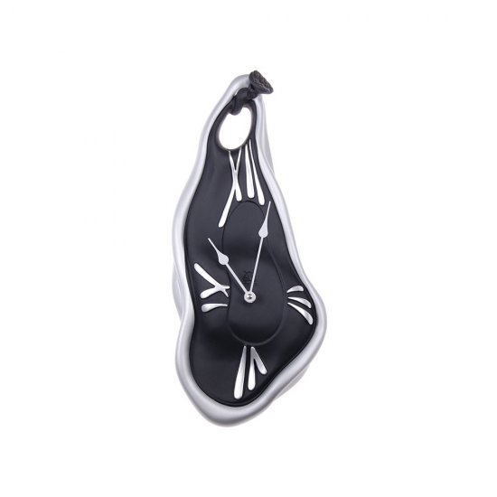 Ceas Perete CLASSIC Aluminiu - Negru