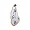 Ceas Perete CLASSIC Auriu - Alb