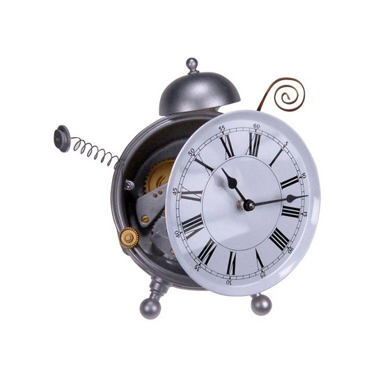 Ceas Perete BREAKING CLOCK Aluminiu