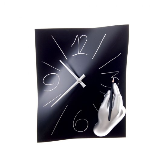 Ceas Perete FREEHAND Aluminiu - Negru 