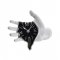 Ceas Perete HAND Alb - Negru