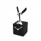 Ceas Birou BRANCH CUBE Alb - Negru