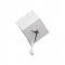 Ceas Perete CUBE Alb Mat