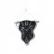 Ceas Perete HANGIN Crom - Negru