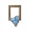 Ceas Perete FRAME MIRROR Nori Auriu