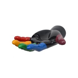 Cuier Perete ON THE HAND Negru Multicolor
