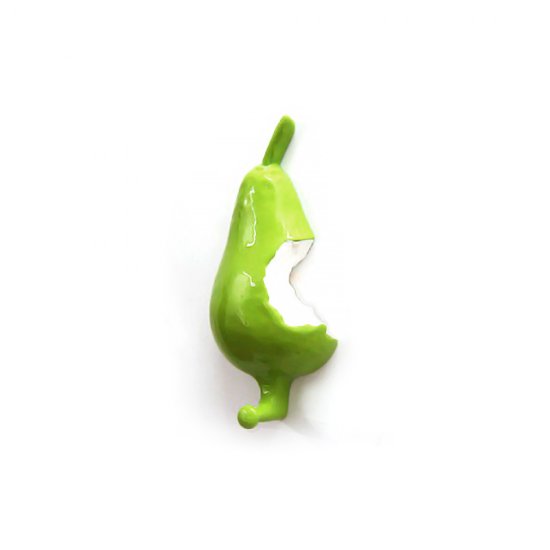 Cuier Perete PEAR Verde Lucios