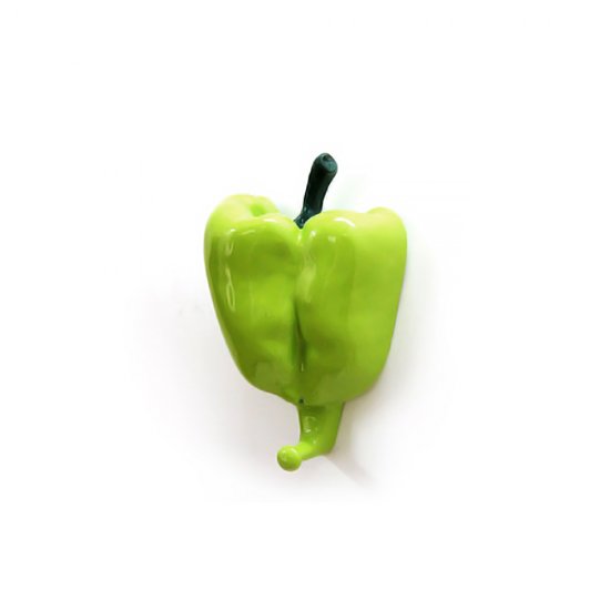 Cuier Perete PEPPER Verde Lucios