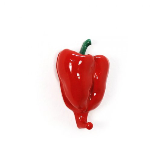 Cuier Perete PEPPER Roșu Lucios