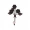 Cârlig Perete ROSES Negru