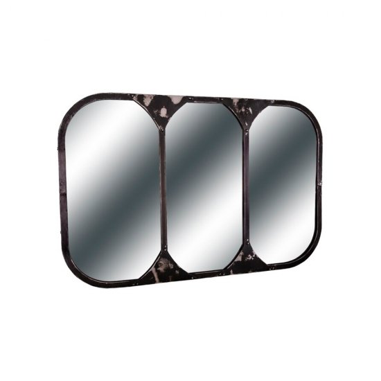 Oglindă INDUSTRIAL Negru