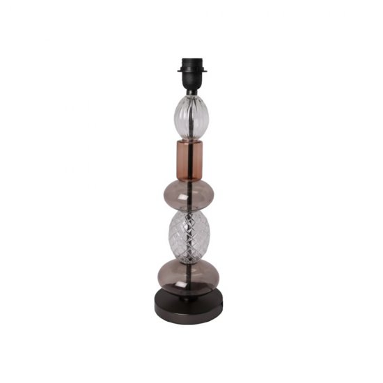 Bază Lampă LOU Transparent - Chihlimbar - Fumuriu