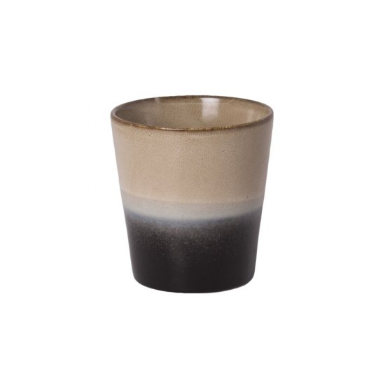 Cană Fără Mâner HORIZON Negru - Natural