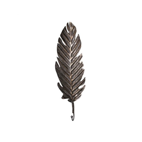 Cârlig Perete LEAF Negru Antichizat