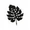 Cârlig Perete LEAF Monstera Negru