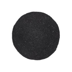 Napron Rotund TWISTED Negru