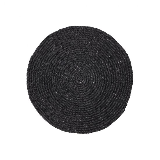 Napron Rotund TWISTED Negru