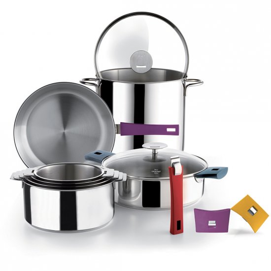 Set 3 Cratițe Inox - Mânere Detașabile MUTINE