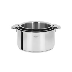 Set 3 Cratițe Inox - Mânere Detașabile CASTELINE