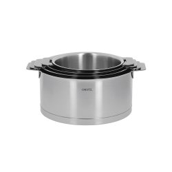 Set 4 Cratițe Inox - Mânere Detașabile STRATE