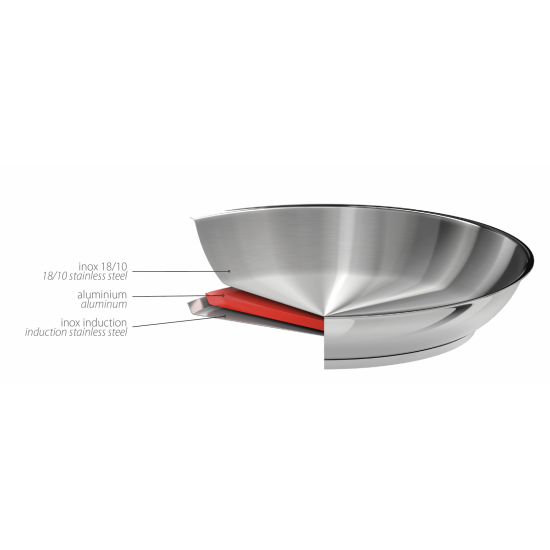 Tigaie Inox MUTINE Alb