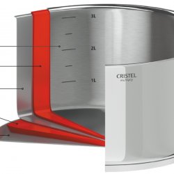 Tigaie Inox Wok Mânere Detașabile CASTELINE