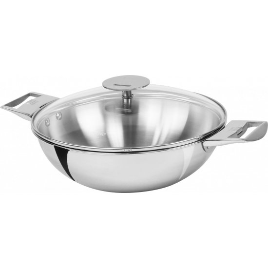 Tigaie Inox Wok Mânere Detașabile CASTELINE