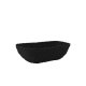 Coș Pâine Oval Abaca Negru
