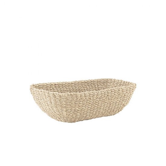 Coș Pâine Oval Abaca Crem