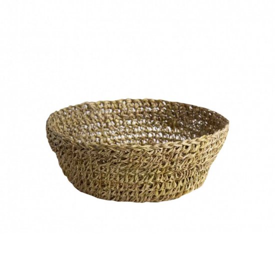 Coș Pâine Abaca Croșetat Natural