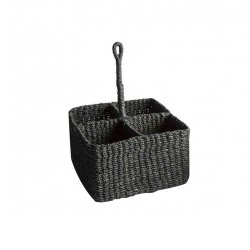 Suport Tacâmuri Abaca Negru