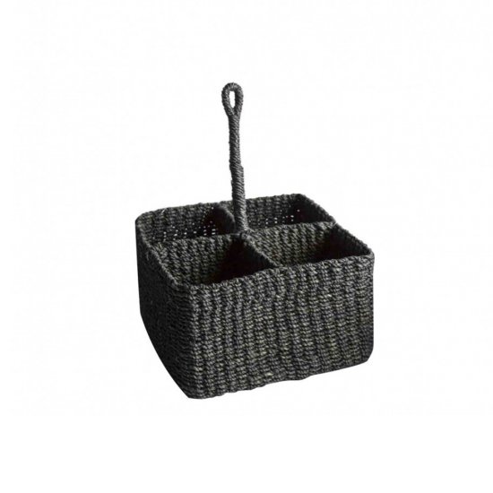 Suport Tacâmuri Abaca Negru