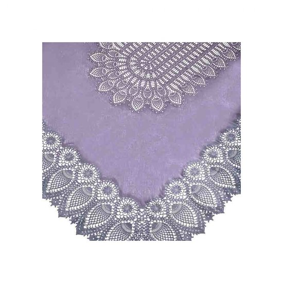 Față de Masă Vinil Impermeabil Dantelă Violet