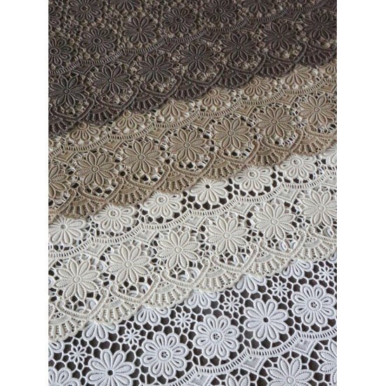 Set 6 Naproane Vinil Impermeabil Floral Maro Deschis