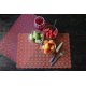 Set 6 Napronane Vinil Impermeabil Floral Oranj