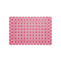 Set 6 Napronane Vinil Impermeabil Floral Roz