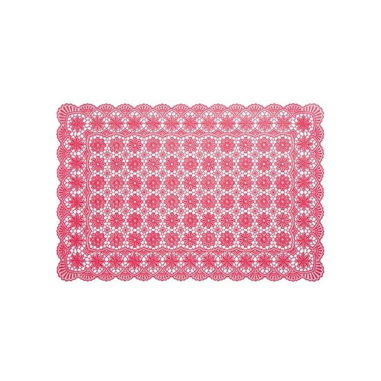 Set 6 Napronane Vinil Impermeabil Floral Roz