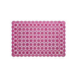 Set 6 Napronane Vinil Impermeabil Floral Magenta