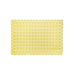 Set 6 Napronane Vinil Impermeabil Floral Galben
