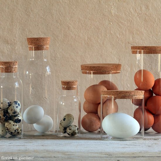 Sticlă Borosilicată Dop Plută M Transparent