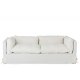 Canapea 2 - 3 Persoane Mesteacăn + Textil Alb