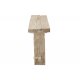 Consolă BRUT Lemn Reciclat Alb Rustic